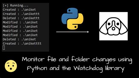 notifier1 threadednotifier (watchmanager1, eventhandler (self. . Python watchdog vs pyinotify